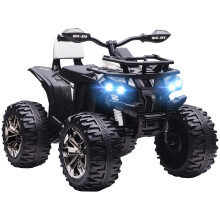 Quad Eléctrico Infantil Blanco 100 x 65 x 73 cm
