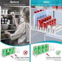 Lot de 2 Distributeurs de Boissons pour Réfrigérateur, Distributeur de Boissons à Poussoir Automatique