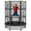Homcom Cama Elástica Infantil Negro 140 x 140 x 190 cm 1