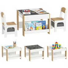 Mesa para Niño Marrón 61.5 x 61.5 x 48 cm