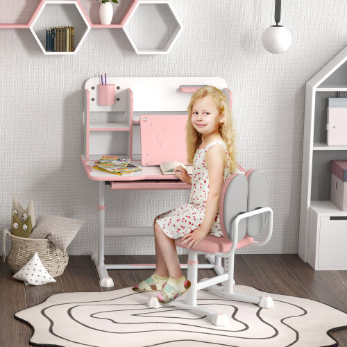 Escritorio Infantil Rosa 80 x 55 x 107.5 cm 1