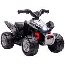 Quad Eléctrico Infantil Negro 65.5 x 38.5 x 43.5 cm