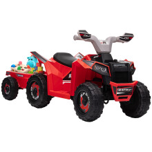 Quad Eléctrico Infantil Rojo 106 x 41.5 x 48.5 cm