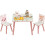 ZONEKIZ Mesa para Niño Rosa 60 x 60 x 44 cm 1