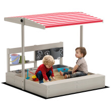 Arenero Infantil Gris 114 x 110 x 110 cm