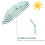 Outsunny Sombrilla de Playa Bicolor 180 x 180 x 200 cm 5