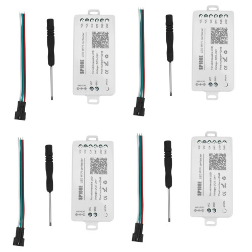 4X SP108E LED Wifi Magic Controller WS2812B WS2813 Etc LED Strip Module Light  APP Wireless Control