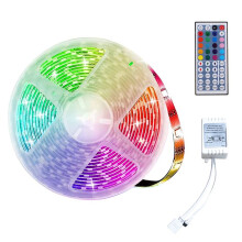 5M RGB Light Strip 3528 300LED Flexibele LED Strip Light met 44 Key Remote + Controller voor Kerst Woonkamer Slaapkamer