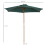 Outsunny Parasol de Jardín Verde Ø250 x 230 cm 3