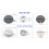 3D Night Light Base Colour Changing Luminous Base Light USB Interface Led Light Display Base Night Light Plastic Base,A 9