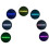 3D Night Light Base Colour Changing Luminous Base Light USB Interface Led Light Display Base Night Light Plastic Base,A 7