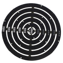 2X WS2812 SK6812 Radius 110mm LED Ring 5050 DC5V DIY LED Ring Built-in RGB Addressable LED Ring 93 Bits LEDs