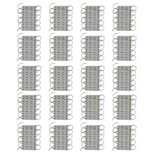 20 x 10Pcs 5050 SMD 3 LED Module LED Strip String Light Waterproof 12V Cool White