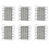 60Pcs 5050 SMD 3 LED Module LED Strip String Light Waterproof  12V Cool White 2