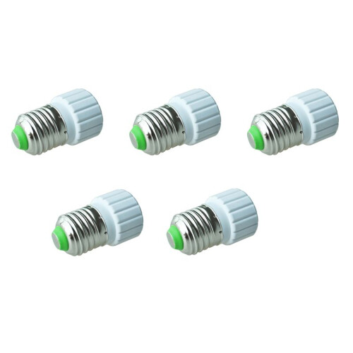 5X E27 to GU10 Extend Base LED CFL Light Bulb Lamp Adapter Converter Screw Socket