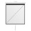 Homcom Pantalla de Proyector Blanco 178 x 178 cm 3