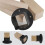 2Pcs 2X2 Square Fence Pole Flange Base Pergola Post Base Brackets Kit,Heavy Duty Wall Mount Post Anchor Base Brackets 3