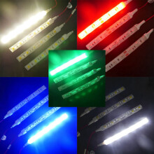 10Pcs 10cm Waterproof 5050 Led Strip Lights 12V Caravan Boat Car White &