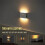 LED Intelligent Sensor Night Light USB Charging Motion Sensor Wall Light for Bedroom Corridor Cabinet Lighting,A 2