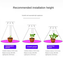 EU Plug,240LED Grow Plant Lights Full Spectrum Greenhouse Growing Lamp for Indoor Plants Veg Hydroponic Phytolamp