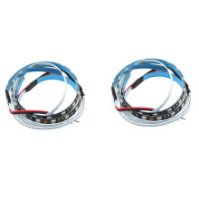 2X Lâmpada de Barra de Lanterna de Tira LED para M4 Scooter Elétrico Skate Luz Noturna Faixa de Mudança de Cor Múltipla