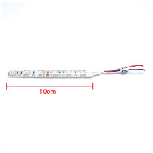 2Pcs 10cm Waterproof Green 5050 Led Strip Lights 12V Caravan Boat Car,Green & White