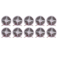 10X 5M 300 Warm White LED 5050 SMD Flexible Light Lamp Strip 12V Home Club