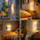 LED Intelligent Sensor Night Light USB Charging Motion Sensor Wall Light for Bedroom Corridor Cabinet Lighting,A 9