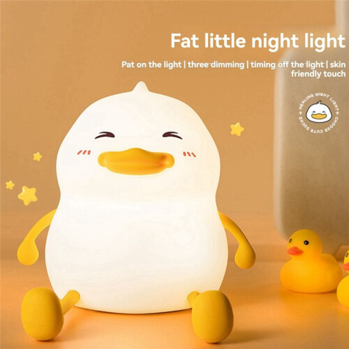 Night Light Usb Charging Mobile Phone Holder Pat Light Bedroom Bedside Sleeping Fat Duck Night Light 1