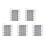 50Pcs 5050 SMD 3 LED Module LED Strip String Light Waterproof  12V Cool White 2