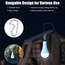 Ampoule Rechargeable USB, Ampoule de Secours avec Batterie de Secours pour Panne de Courant Domestique, Ampoule LED Suspendue, 4 PièCes
