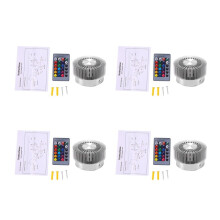 4X 3W Applique Murale Coloree RGB Tournesol Eclairage LED Moderne pour la Decoration Interieure Couloir Rayon Restaurant
