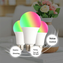 Ampoule LED Intelligente Graffiti WiFi RGB CW 12 W Ampoule à Commande Vocale pour Amazon Alexa  Home Décoration de Pièce E27