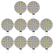 10 STKS 4.8 W G4 Socket 5050 SMD Led Lamp op 12 V Vervangen Halogeen Bi-Pin Lamp LED Lamp Koud Wit Licht