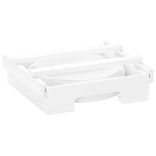Distributeur D'Assiettes en Papier pour Support D'Assiettes en Bambou Sous Armoire de 9 Pouces, Comptoir de Cuisine, Supports de Distributeurs