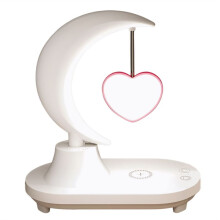Alto-Falante Led Lâmpada de Cabeceira Atmosfera Celular Carregamento Sem Fio Presente Inteligente Dia Dos Namorados, Corações de Amor