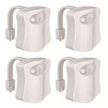 Toilet Light Motion Sensor Toilet LED Night Light 8 Colors Toilet Bowl Glow Night Light Night Light for Bathroom