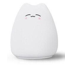 Cat Night Light Cartoon 7 Colors Sleep Lamp Touch Table Lamp Home Bedroom Decoration, Cats