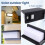 Solar Outdoor Waterproof Wall Light LED Super Human Body Sensor Light Garden Decorative Light 6