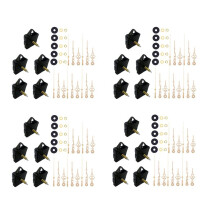 Kit de Motor de Mecanismo de Movimiento de Reloj de Cuarzo DIY de Eje Largo de 20 Piezas 31MM Piezas Herramientas de ReparacióN de Relojes DIY