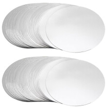 200Pcs 3Inch Silver Wine Pourer Disk Drip-Proof Drip Pouring pour Spout Wine Pouring Disk
