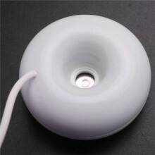 10X Humidificateur Usb en Forme de Donuts Blanc pour Le Bureau Humidificateur Portable Creatif Purificateur D'Air Blanc