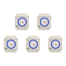 5X Analog Mechanical Timer 110V-220V 24 Hours Daily Programmable 15Min Setting Relay SUL181D Hot