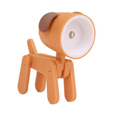 Nachtlampje LED Verstelbaar Bureauboek Licht Leuk Huisdier Licht Oogbescherming Tafellamp Thuis Kamer Decor,Hond Oranje