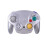 Wireless Game Controller for GameCube NGC Console with 2.4GHz Receiver Adapter Ergonomic Joystick Gamepad Manette C 1