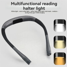 LED-Neklamp Verlichtingslamp Nachtleeslamp Halsleeslamp Driekleurige Verlichting voor Lezen Hardlopen Kamperen