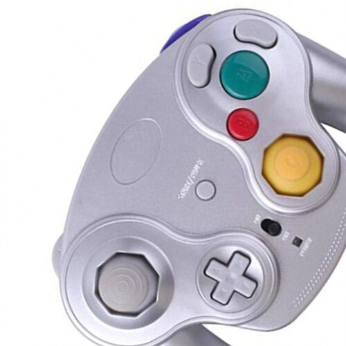 Wireless Game Controller for GameCube NGC Console with 2.4GHz Receiver Adapter Ergonomic Joystick Gamepad Manette C 1