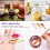 Silicone Spatulas, 16 Pack Small Silicone Makeup Spatulas Last Drop Spatula Scrapers  Jar Scraper for Kitchen 7