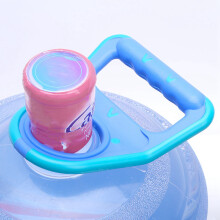 2X Poignée de Seau de Seau D'Eau 5 Gallons Poussoir de Porte-Bouteille D'Eau Potable ûrSupport Antidérapant Caoutchouté-Bleu