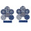 12Pcs Drink Coasters,Round Silicone Rubber Cup Pad with Storage Box,Suitable for Bar, Table Decoration, Protect Desktop 1